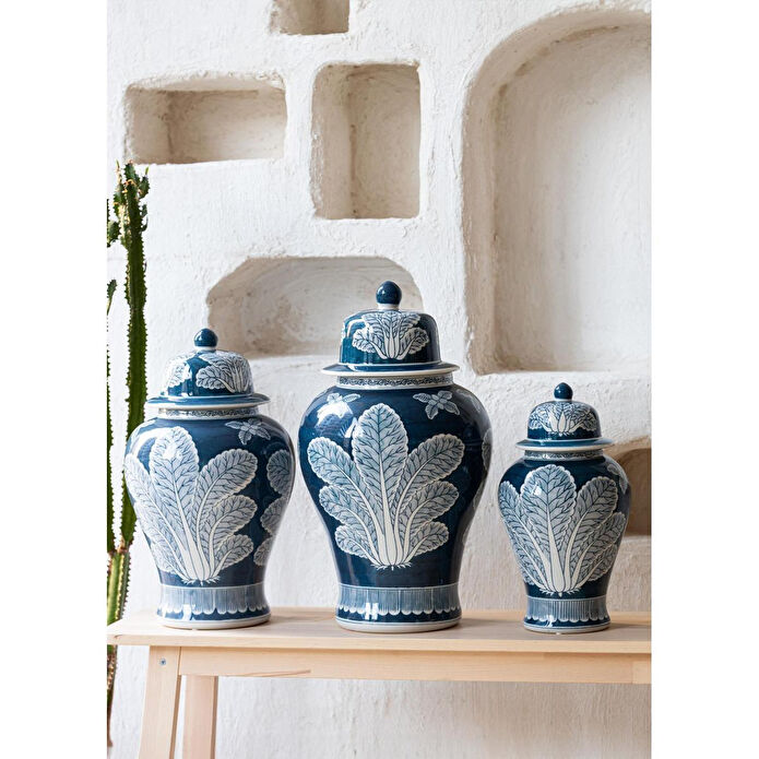 The Mia Dekoratif Kapaklı Küp 26x26x47 Cm