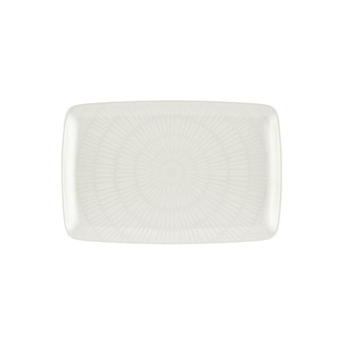 The Mia Noon Dikdörtgen Servis Krem 34x25 Cm