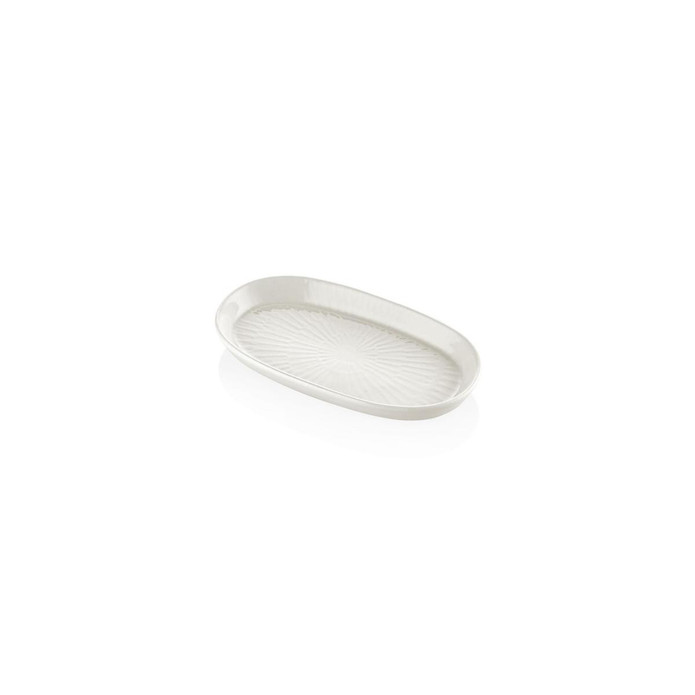 The Mia Noon Oval Servis 2li Krem 17 Cm