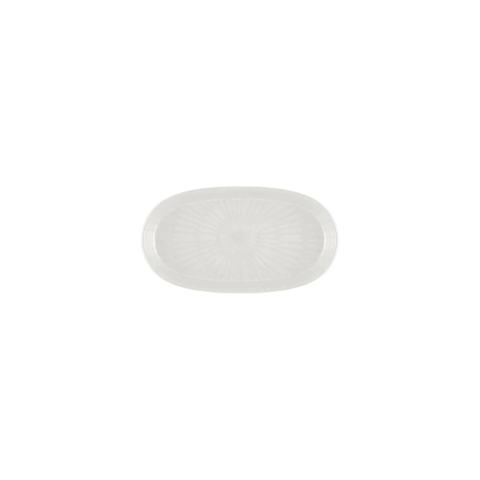 The Mia Noon Oval Servis 2li Krem 17 Cm
