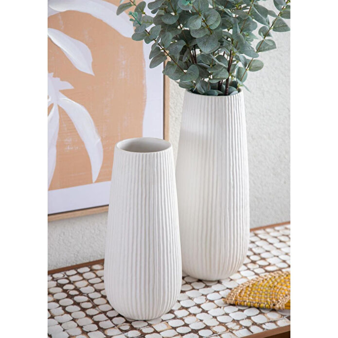 The Mia Pure Dekoratif Vazo 15x15x34 Cm