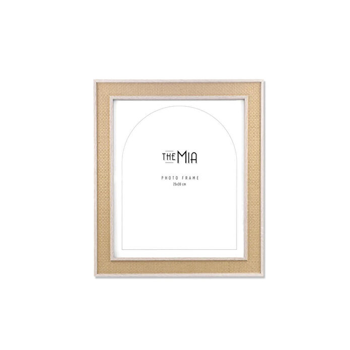 The Mia Delgado Fotoğraf Çerçevesi Beyaz 30x25 Cm
