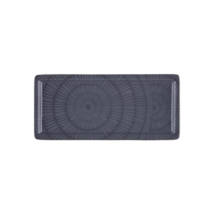 The Mia Noon Dikdörtgen Servis Gri 35x16 Cm