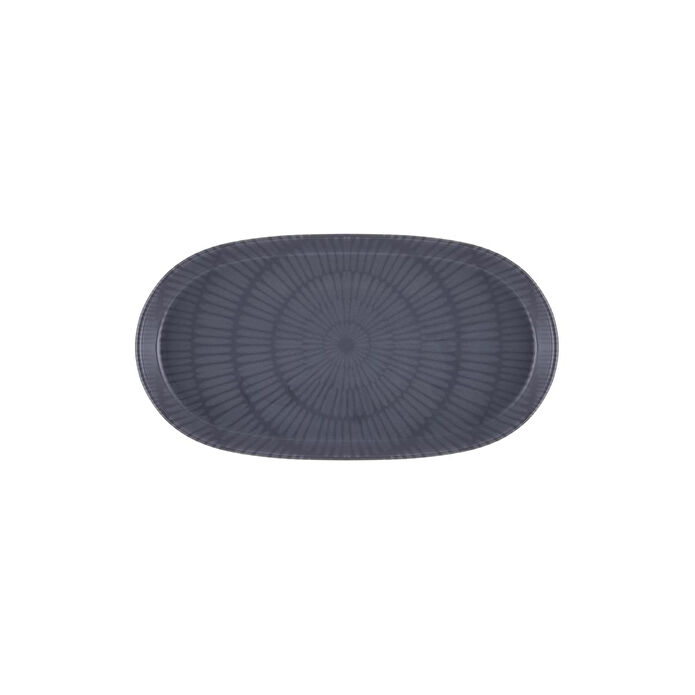 The Mia Noon Oval Servis 2li Gri 29 Cm