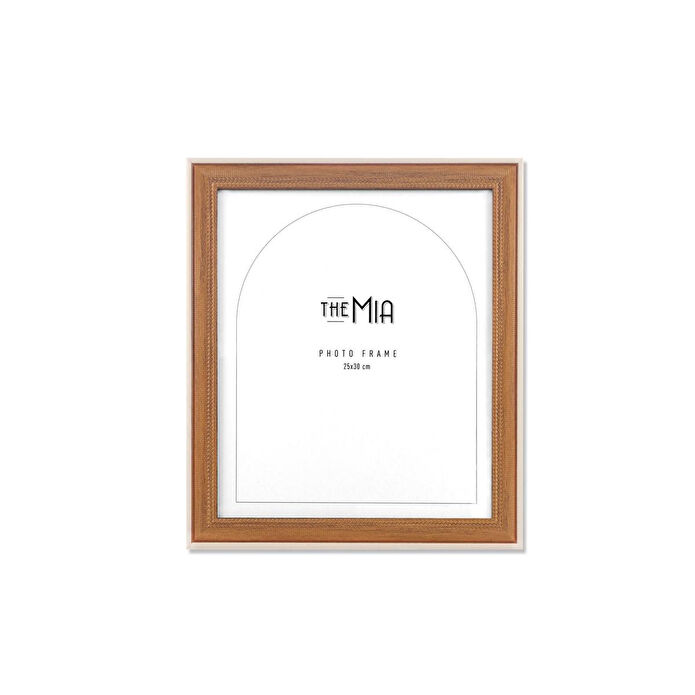 The Mia Retrato Fotoğraf Çerçevesi Krem 30x25 Cm
