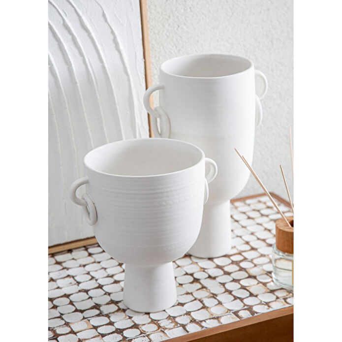 The Mia Pure Dekoratif Vazo 24x18x25 Cm