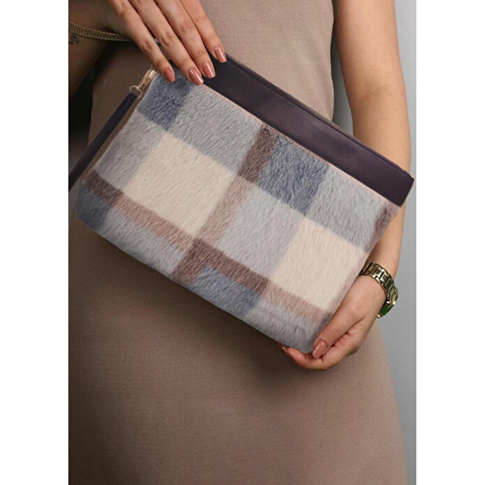 The Mia Ekose Clutch Çanta 26x33 Cm