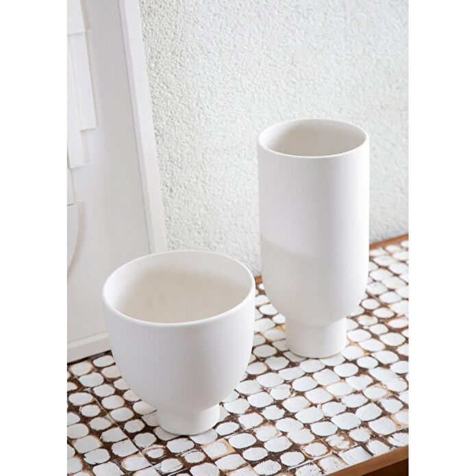 The Mia Pure Dekoratif Vazo 17x17x17 Cm