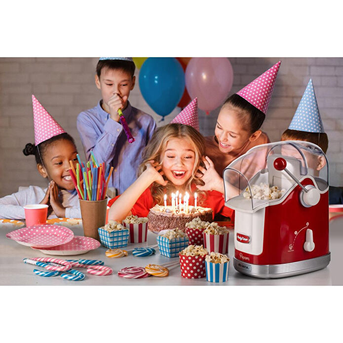 Ariete Party Time Kollu Mısır Patlatma Makinesi - Kırmızı