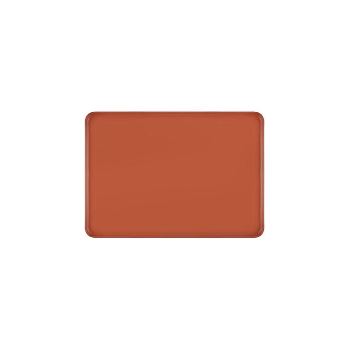 The Mia Limoges Ahşap Ayaklı Servis Tabağı Terracota 33x23x5 Cm