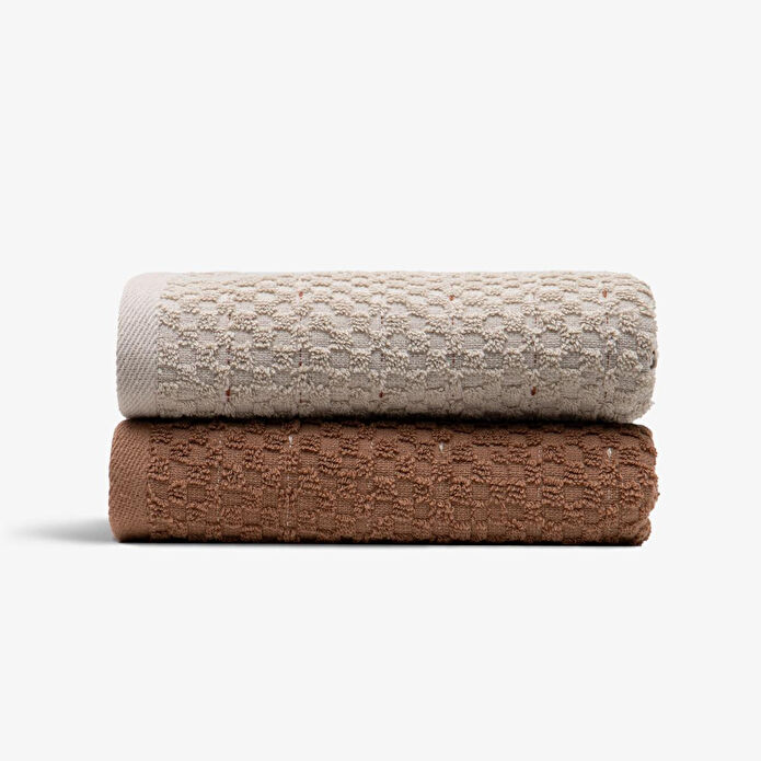 Green Black Parla 2'li Mutfak Havlusu Bej-kahve