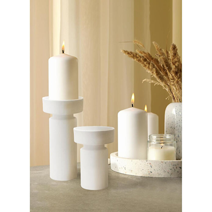 The Mia Pure Dekoratif Mumluk 13x13x30 Cm