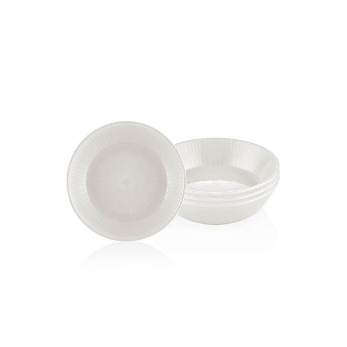 The Mia Noon Çerezlik 4lü Set Krem 10 Cm