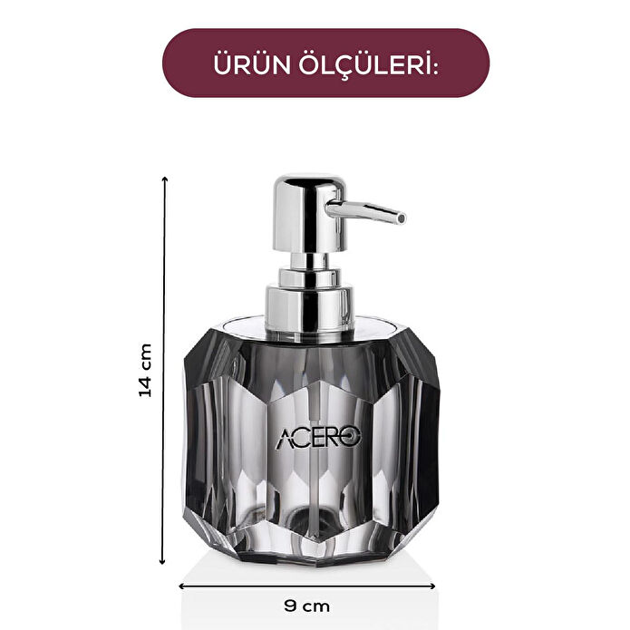Vienev Akrilik Sıvı Sabunluk 210 Ml Şeffaf 1996
