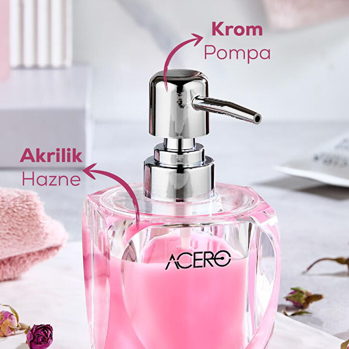 Vienev Akrilik Sıvı Sabunluk 255 Ml Şeffaf 1992