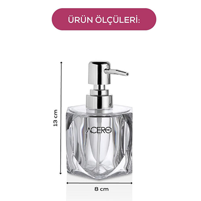 Vienev Akrilik Sıvı Sabunluk 255 Ml Şeffaf 1992