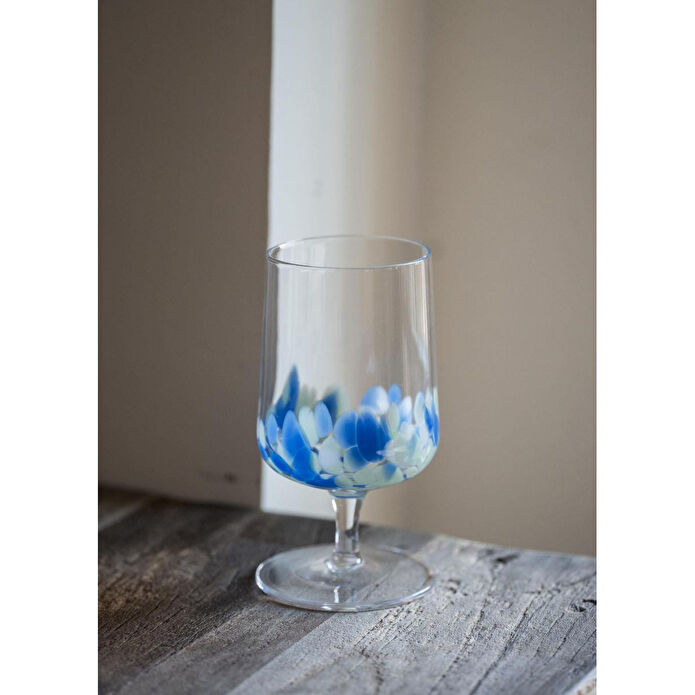 The Mia El Boyaması Şarap Kadehi 350 Ml