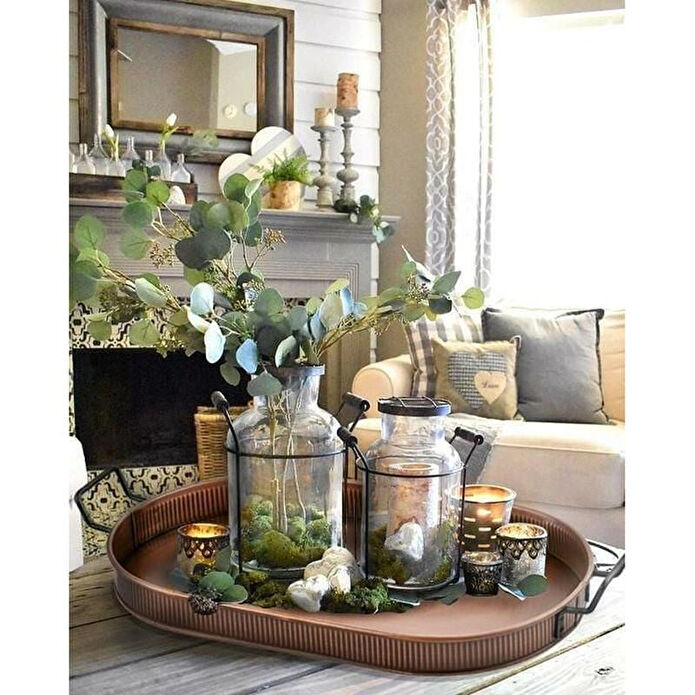 The Mia Tepsi Bakır 54x23 Cm