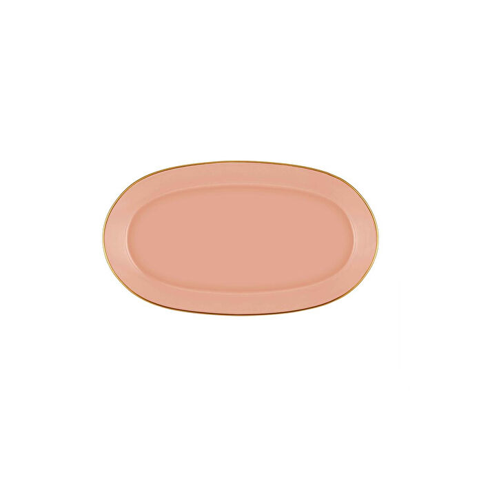 The Mia Basic Oval Servis Somon Pembe 2li Set 29cm