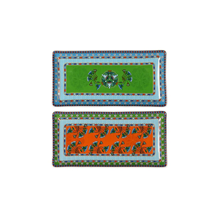 Lucky Art Calista New Bone China Porselen 27cm 2li Tabak Seti