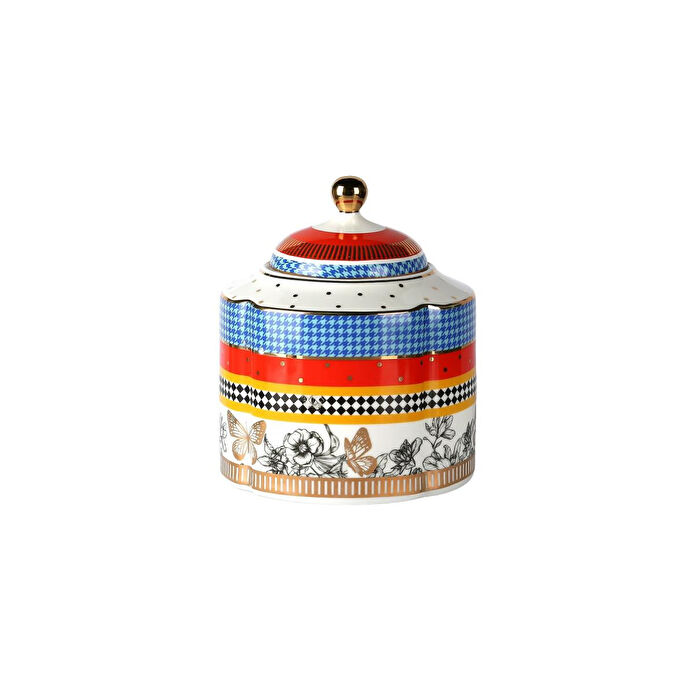 Lucky Art Maggey New Bone China Porselen 18 Cm Kavanoz