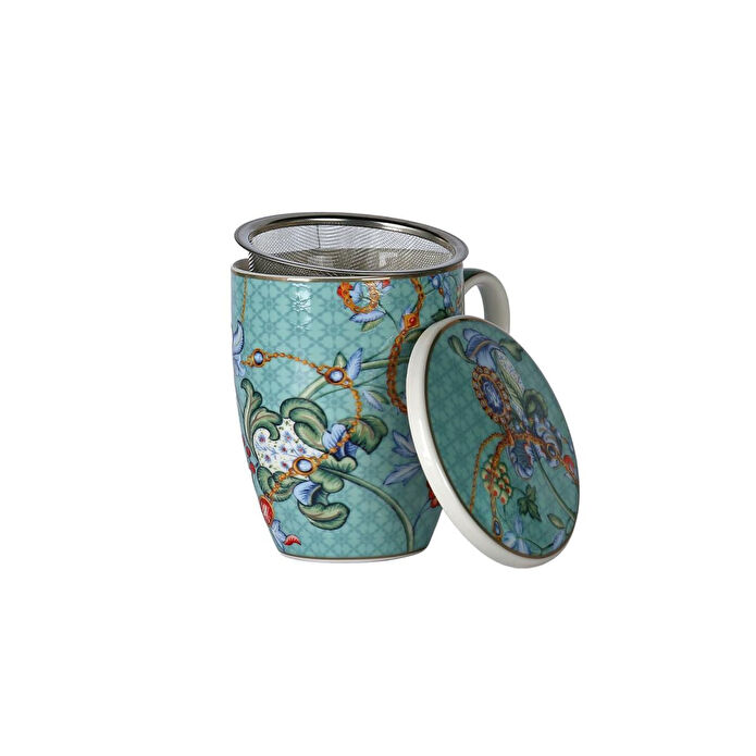 Lucky Art Chantelle New Bone China Süzgeçli Kupa