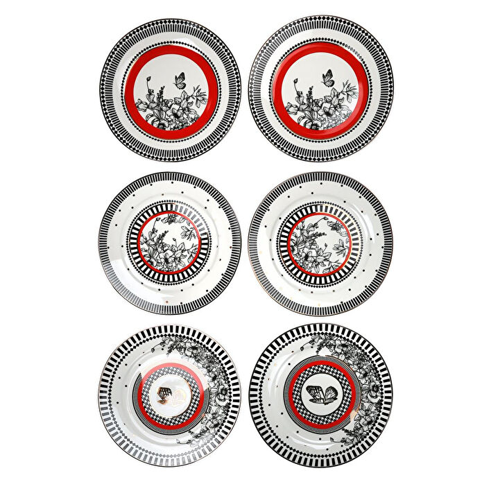 Lucky Art Maggey Bone 20cm 6li Tabak Seti