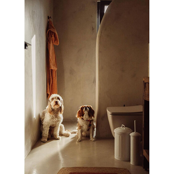 The Mia Fine Cotton Terracotta Bornoz Large Xlarge