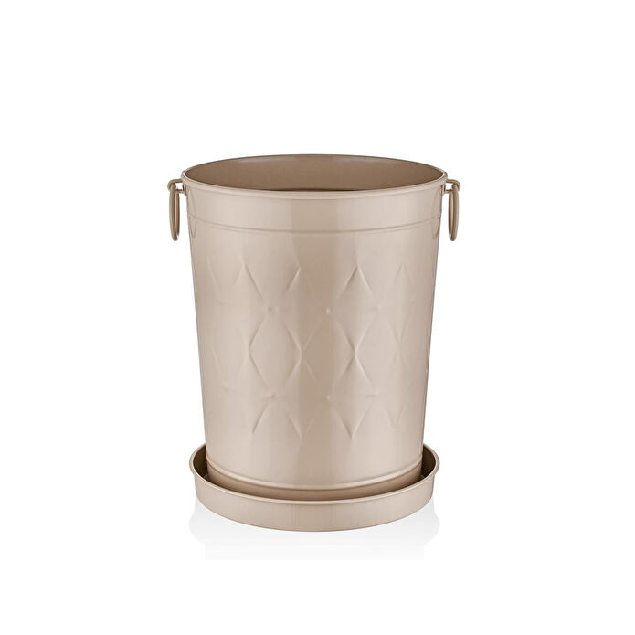 The Mia Prizma Saksı Karamel 37x31x46 Cm