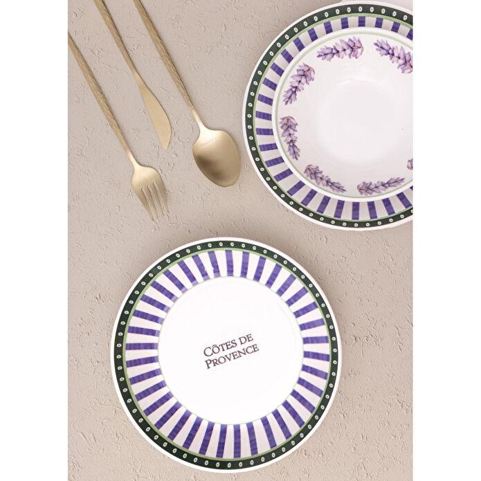 The Mia Provence Yemek Tabağı 6lı Set 20 Cm