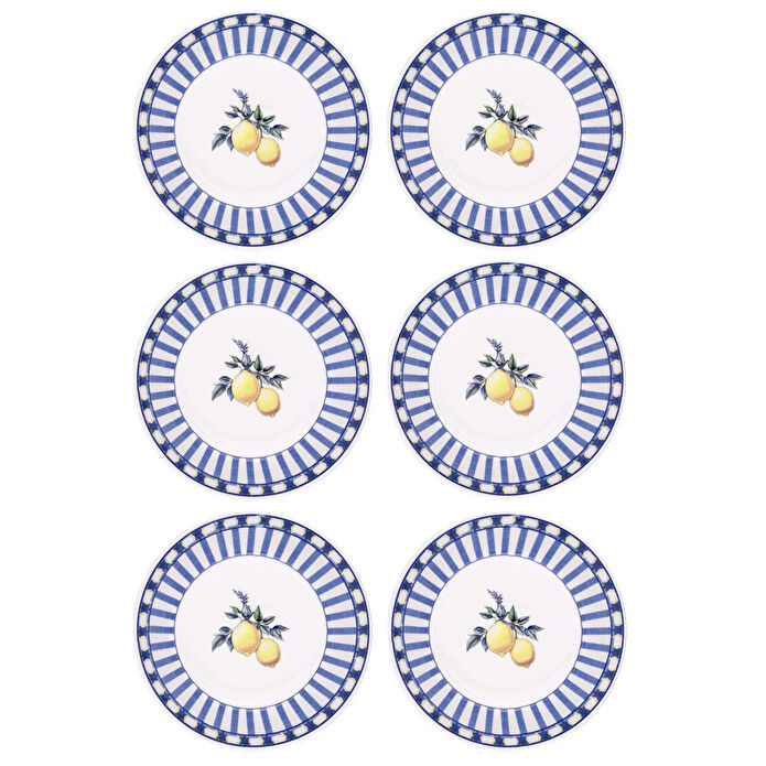 The Mia Odore Di Limone Yemek Tabağı 6lı Set 20 Cm