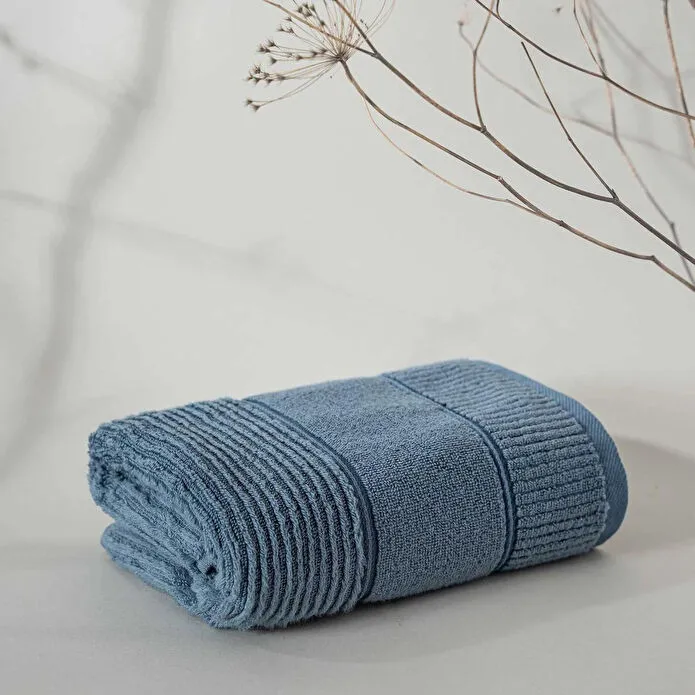 Green Black Eliza Yüz Havlusu Mavi