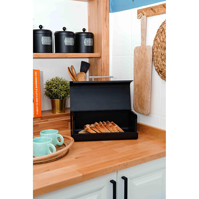 The Mia Ekmek Kutusu Siyah Mgl0046