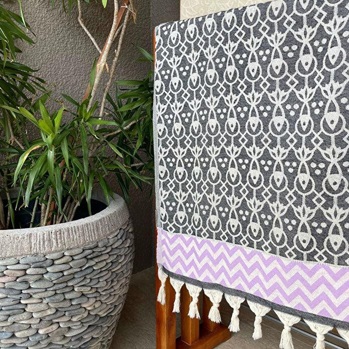 3rd Culture Siyah Mahi Peştamal