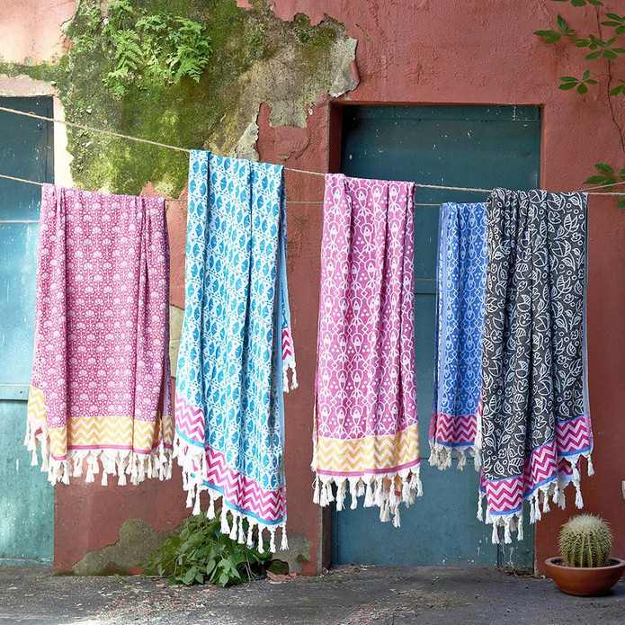 3rd Culture Fuşya Jaipur Peştamal