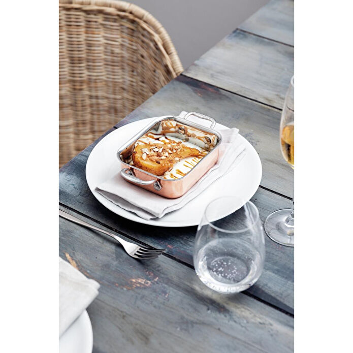 Paderno Çelik Dikdörtgen Mini Sunum Tenceresi 12 Cm