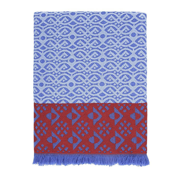 3rd Culture Mavi Thagzo Örtü, Koltuk Şalı