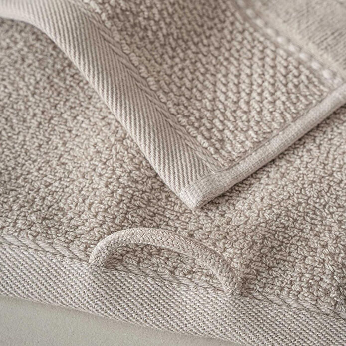 Green Black Anna Yüz Havlusu Bej