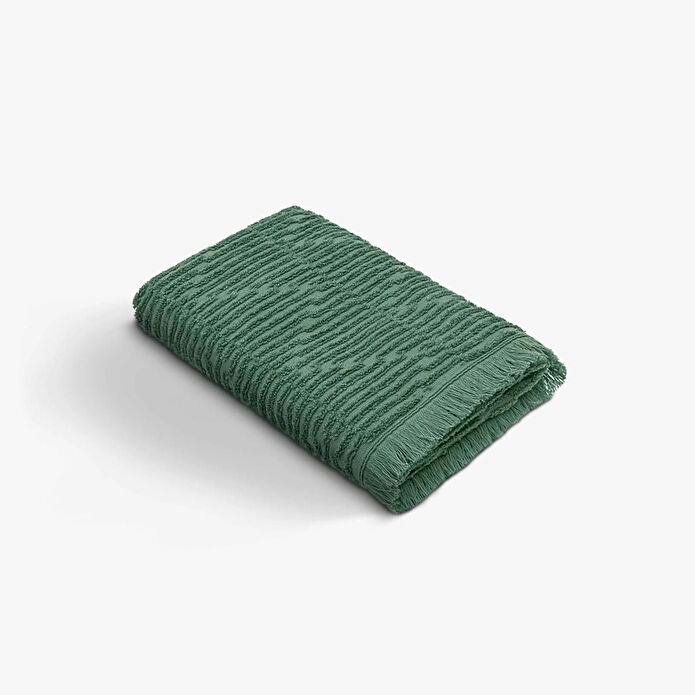 Green Black Anisa Yüz Havlusu Yeşil