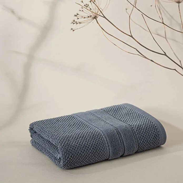 Green Black Anna Yüz Havlusu Lacivert