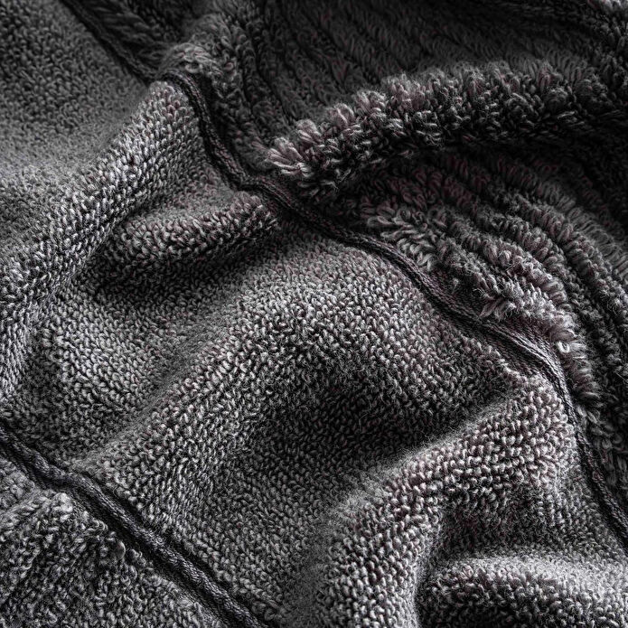 Green Black Eliza 3'lü Havlu Seti Antrasit