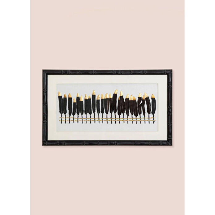 The Mia Flume Tablo Siyah 60x35x4 Cm Tbl0099