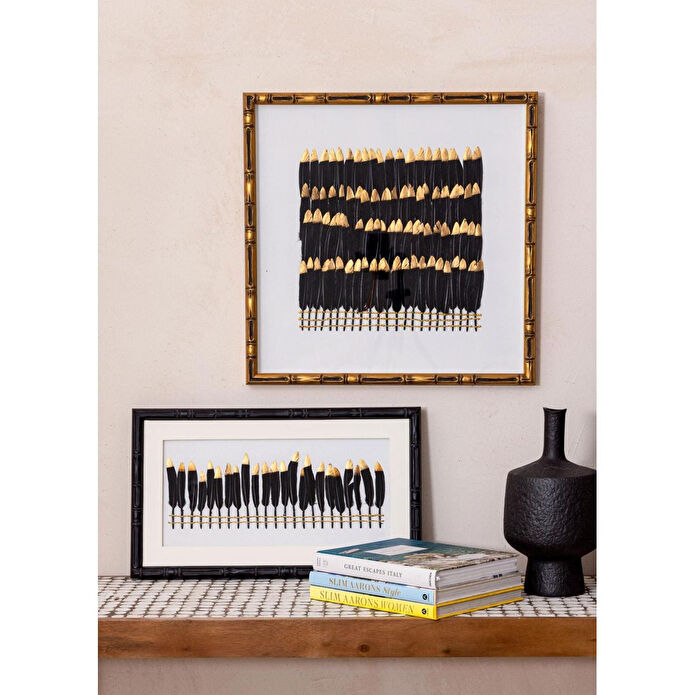 The Mia Flume Tablo Siyah 60x60x4 Cm Tbl0097