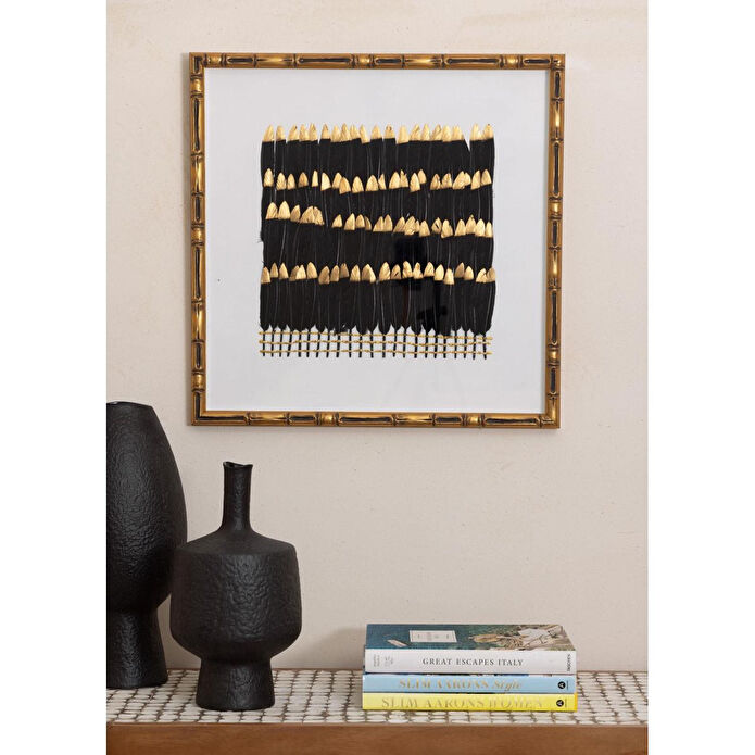 The Mia Flume Tablo Siyah 60x60x4 Cm Tbl0097