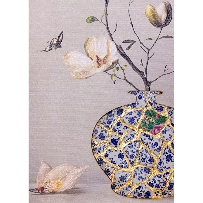 The Mia Floral Tablo 50x70x4 Cm Tbl0094