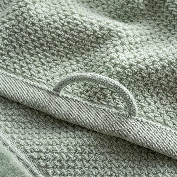 Green Black Anna 3'lü Havlu Seti %100 Pamuk Jakarlı Mint