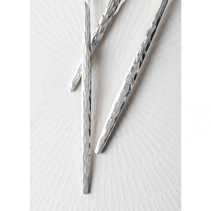 The Mia Shiny Çatal Kaşık Bıçak Takımı Gümüş 24 Parça