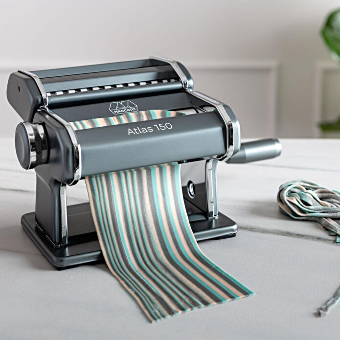 Marcato Atlas 150 Pastel Gri Manuel Makarna Erişte Makinesi