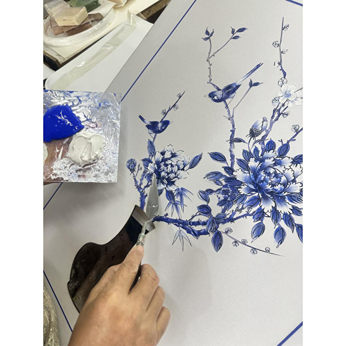 The Mia Floral Tablo 60x80x4 Cm Tbl0092