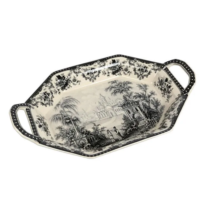 Lucky Art Florantine Sunum Tepsi̇si̇ 37cm Si̇yah